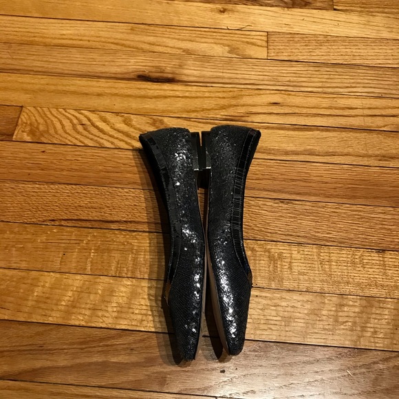 ✅Sequins Shiny Point slip on Talbots leather ballet - Picture 2 of 9